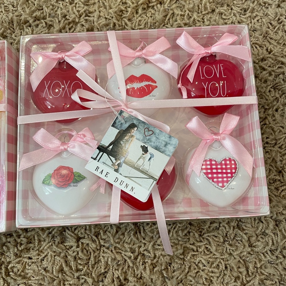 New Rae Dunn Valentine’s Day ornaments